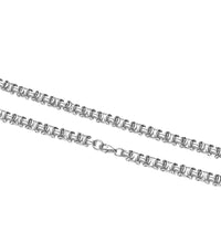 Collier 925 Sterling Silber weiß Etruskerkette 50 cm - Avrum