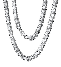 Collier 925 Sterling Silber weiß Etruskerkette 50 cm - Avrum