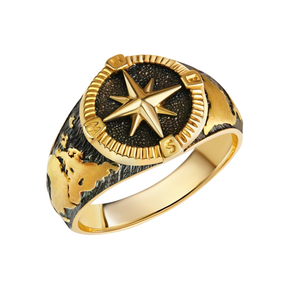 Ring 925 Sterling Silber vergoldet - Avrum