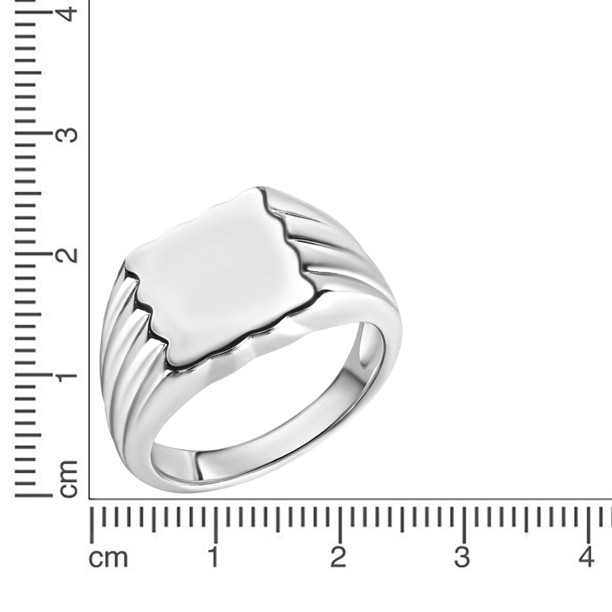 Ring 925 Sterling Silber rhodiniert - Avrum