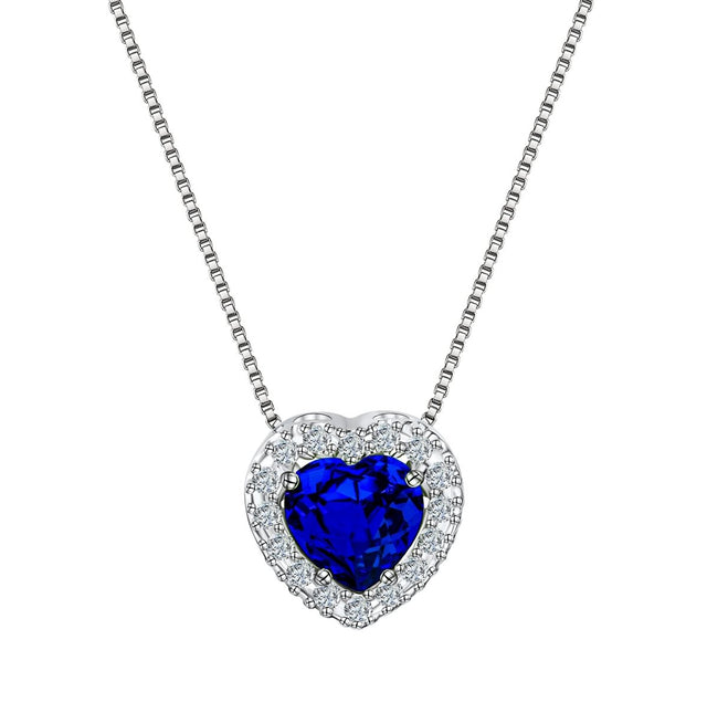 Collier 375 Weißgold Zirkonia - Avrum