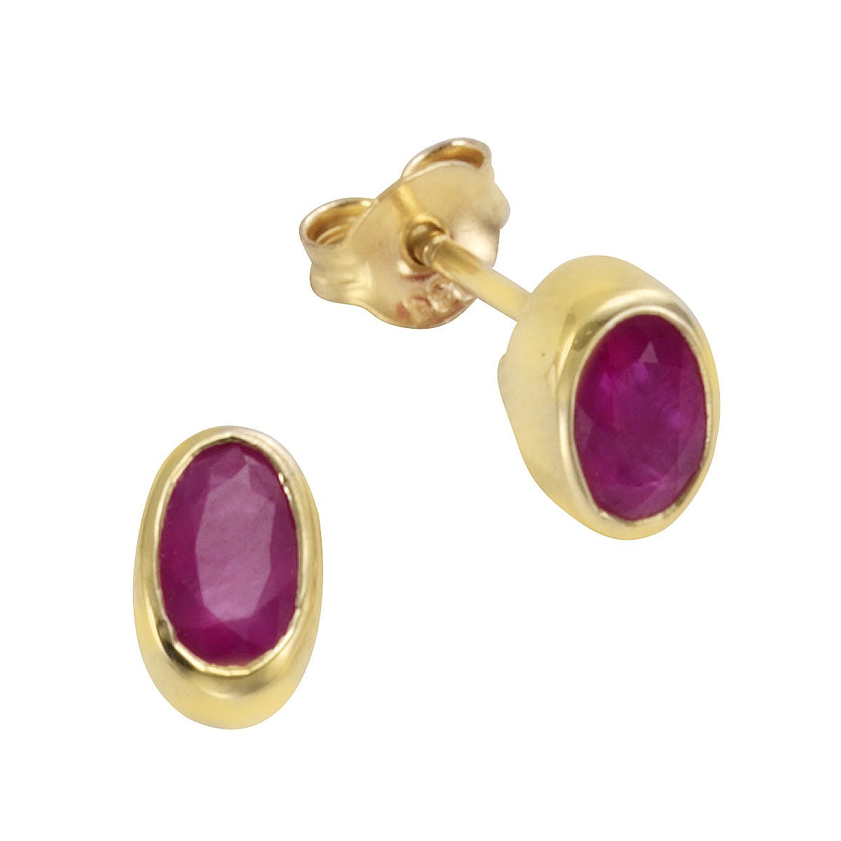 Ohrstecker 333 Gelbgold mit Amethyst - Avrum