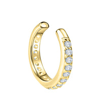 Ohrklemme 925 Sterling Silber vergoldet Zirkonia - Avrum