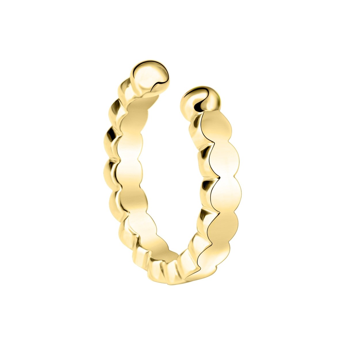 Ohrklemme Silber 925 rhodiniert 12mm Durchmesser - Avrum