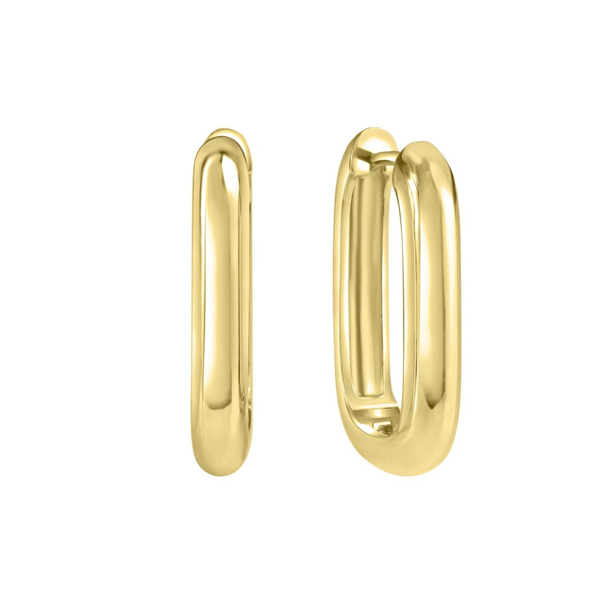 Klappcreolen 925 Sterling Silber rhodiniert - Avrum