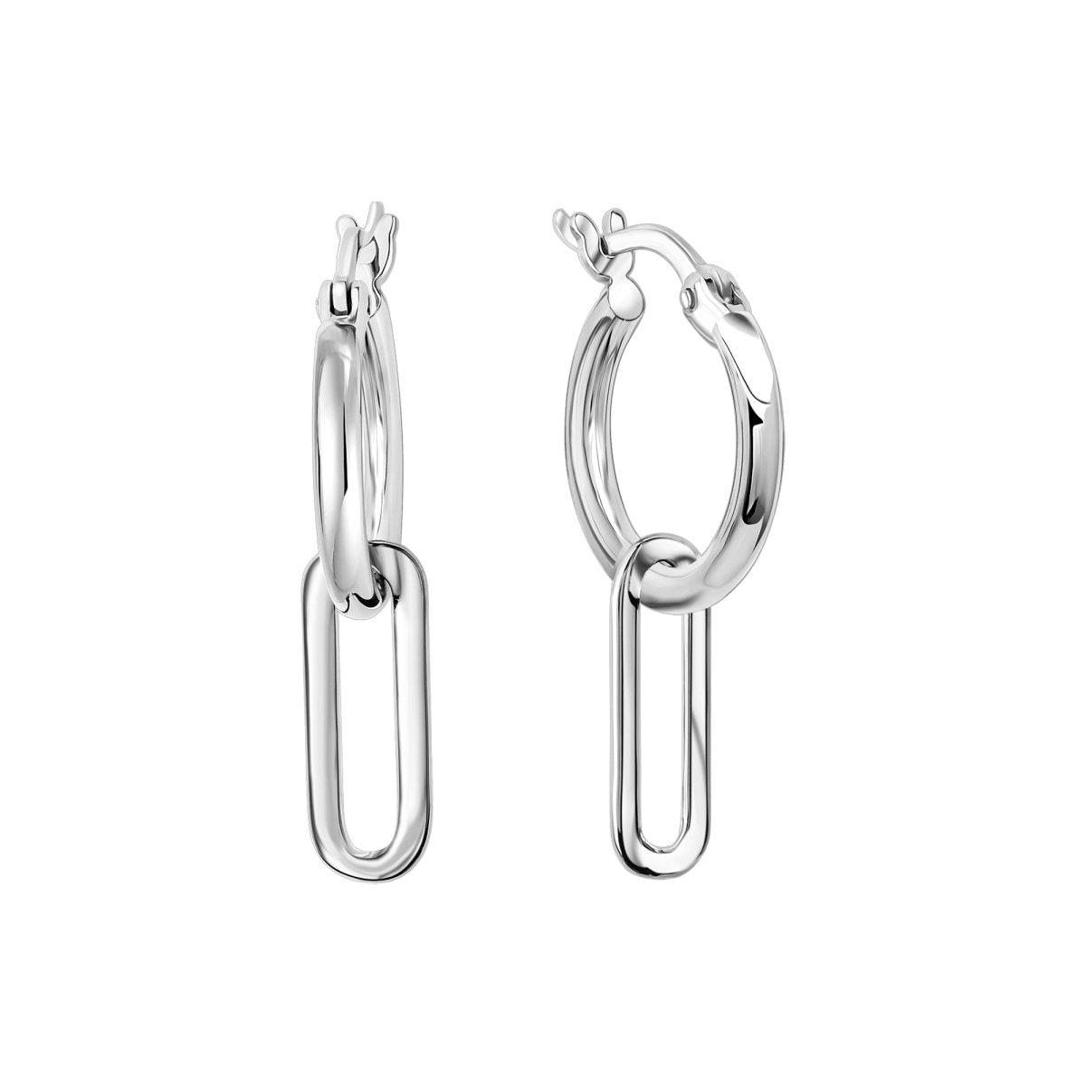 Creolen 925 - Sterling Silber rhodiniert - Avrum