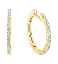 Klappcreolen 585 Gelbgold Zirkonia - Avrum