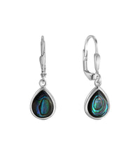 Ohrhänger 925 - Sterling Silber rhodiniert Abalone - Avrum