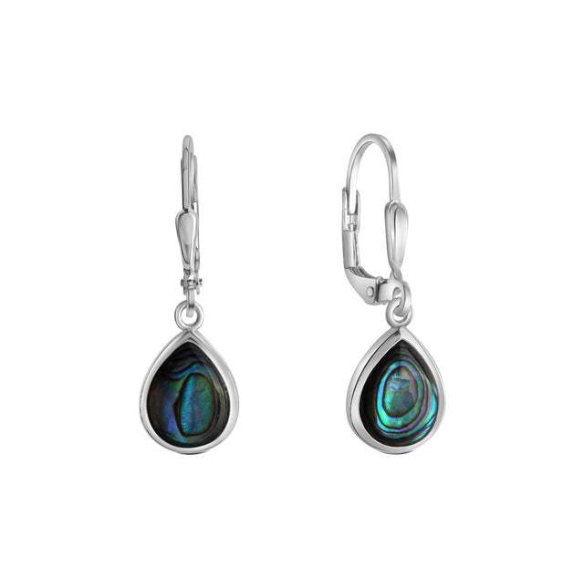 Ohrhänger 925 - Sterling Silber rhodiniert Abalone - Avrum