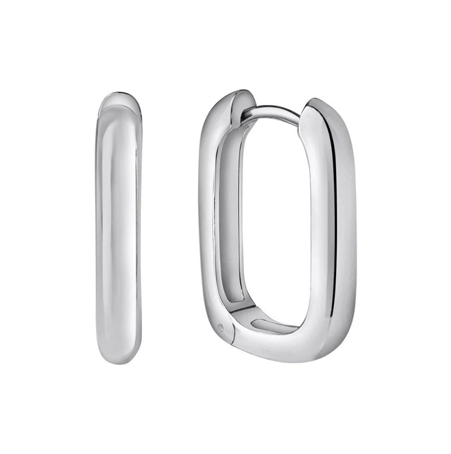 Klappcreolen 925 Sterling Silber rhodiniert - Avrum