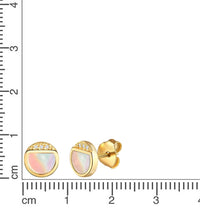 Ohrstecker 925 - Sterling Silber vergoldet - Avrum