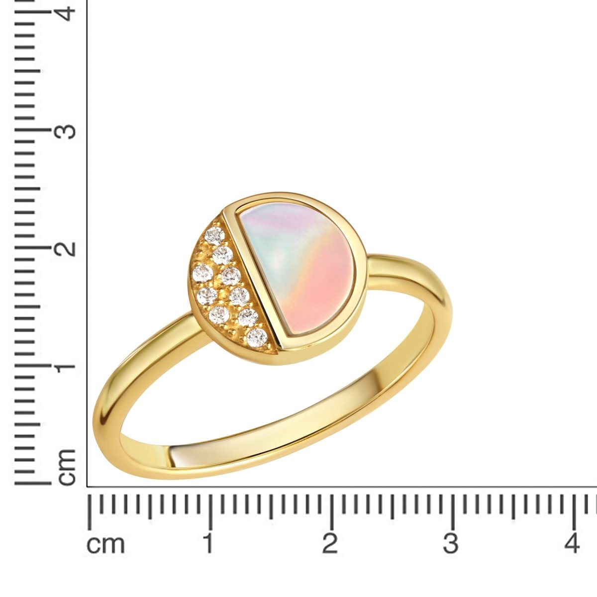 Ring 925 - Sterling Silber vergoldet - Avrum