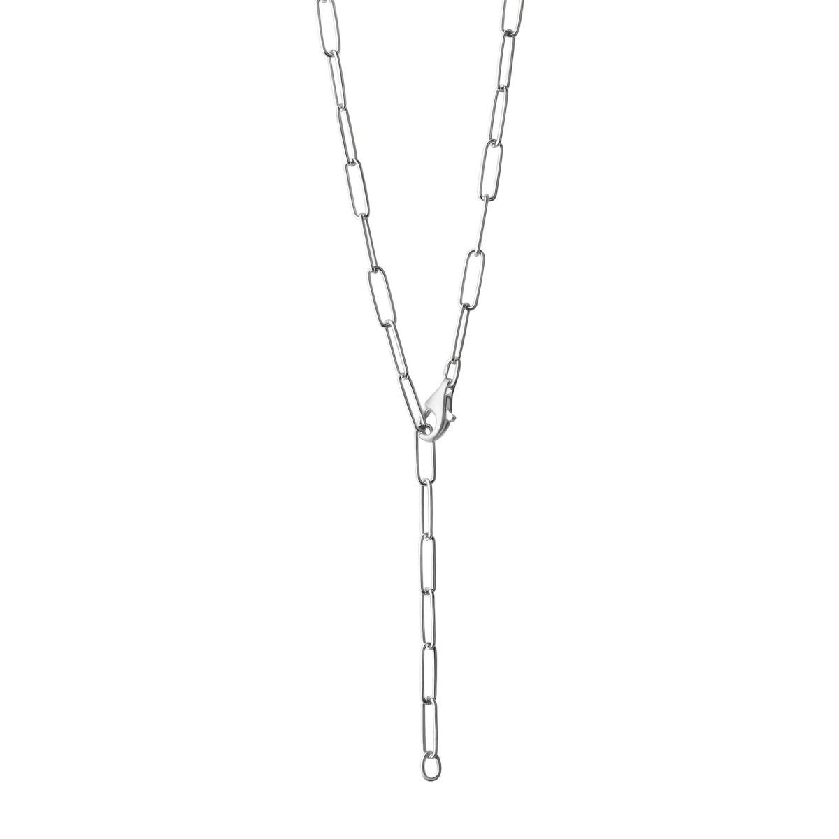 Collier 925 Sterlingsilber weiß Gliederkette glanz 45 cm - Avrum