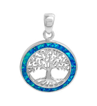 Anhänger 925 Sterling Silber rhodiniert synth. Opal weiß - Avrum