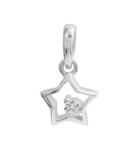 Anhänger 925 Sterling Silber Stern mit Zirkonia - AvrumAnhänger