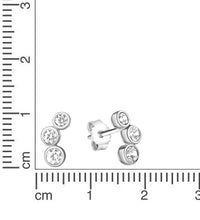 Ohrstecker 925 Sterling Silber rhodiniert Zirkonia - Avrum
