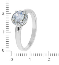 Ring 925 Sterling Silber rhodiniert Zirkonia - Avrum