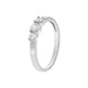 Ring 925 Sterling Silber rhodiniert Zirkonia