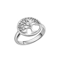 Ring 925 Sterling Silber rhodiniert Lebensbaum - Avrum