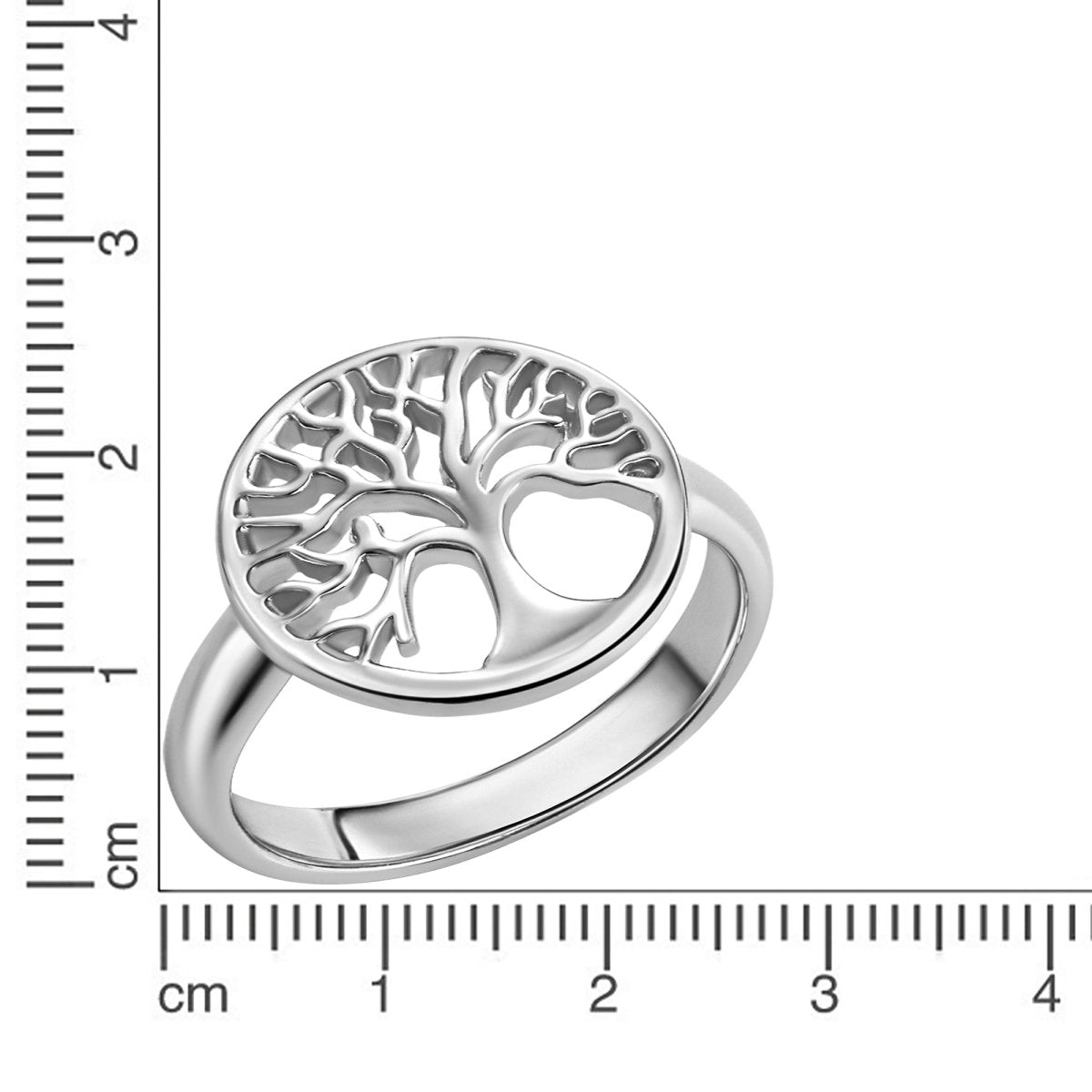 Ring 925 Sterling Silber rhodiniert Lebensbaum - Avrum