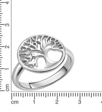 Ring 925 Sterling Silber rhodiniert Lebensbaum - Avrum