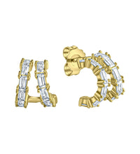 Ohrstecker 925 - Sterling Silber rhodiniert Zirkonia - Avrum