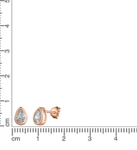 Ohrstecker 925 Sterling Silber Zirkonia weiß - Avrum