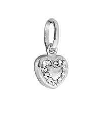 Anhänger 925 Sterling Silber Herz Kristalle - Avrum