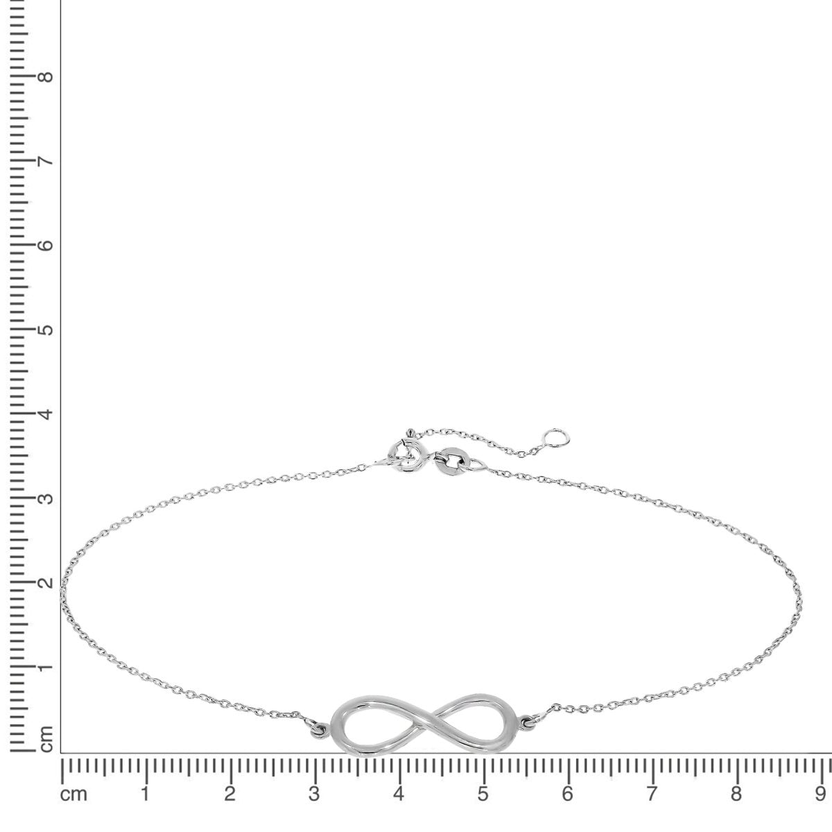 Fußkette 925 Sterling Silber Infinity - Avrum