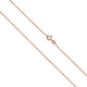 Collier 925 Sterling Silber rotvergoldet