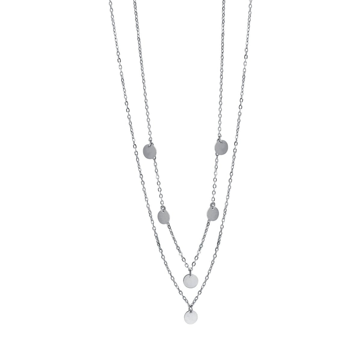 Collier 925 Sterling Silber rhodiniert - Avrum