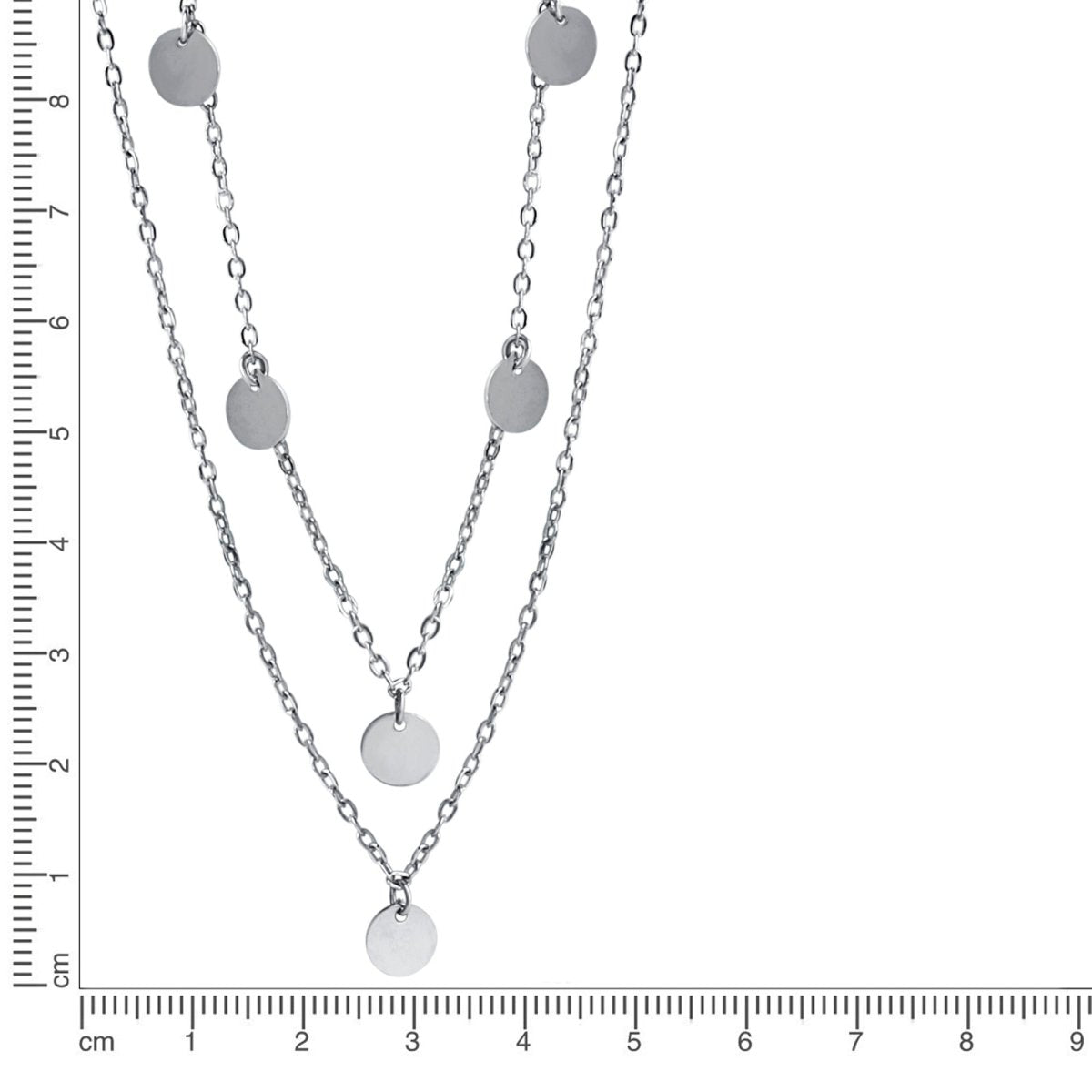 Collier 925 Sterling Silber rhodiniert - Avrum