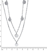 Collier 925 Sterling Silber rhodiniert - Avrum