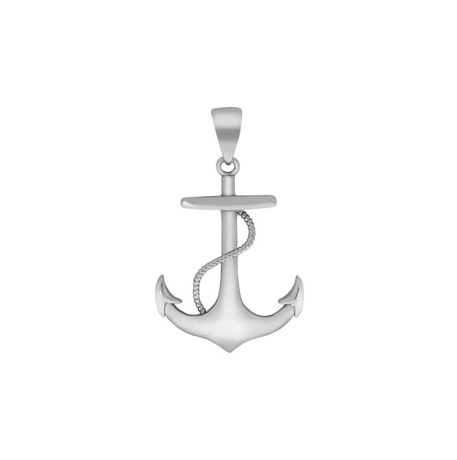 Anhänger Motiv Anker 925 Sterling Silber rhodiniert - Avrum