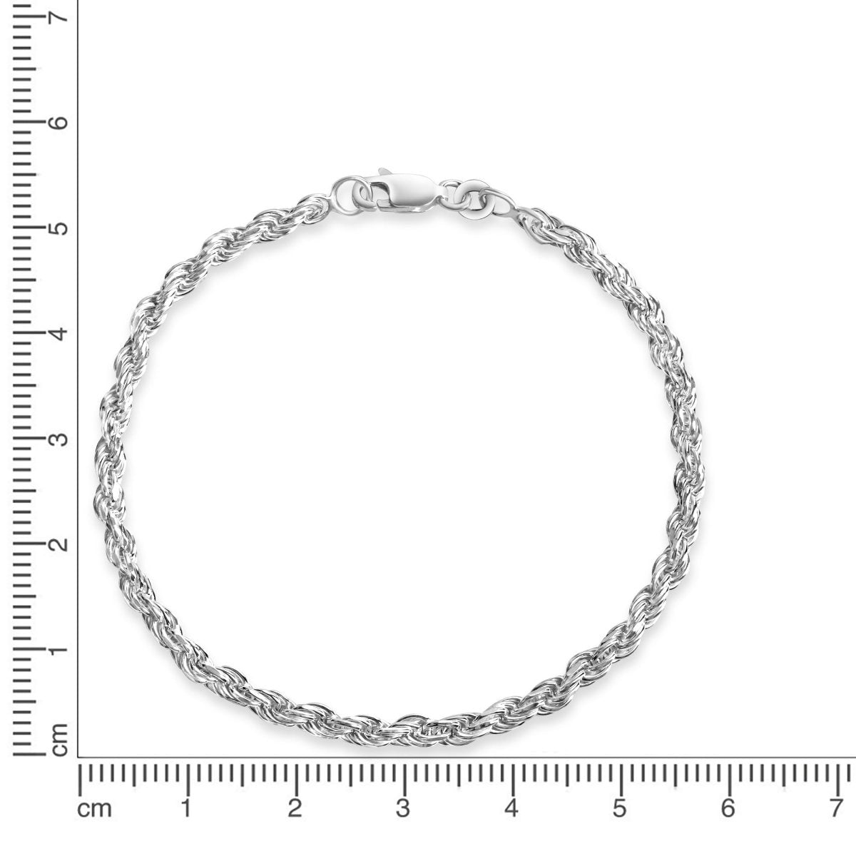 Armband 925 Sterling Silber Kordel 19 cm - Avrum
