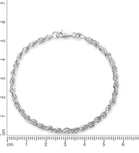 Armband 925 Sterling Silber Kordel 19 cm - Avrum