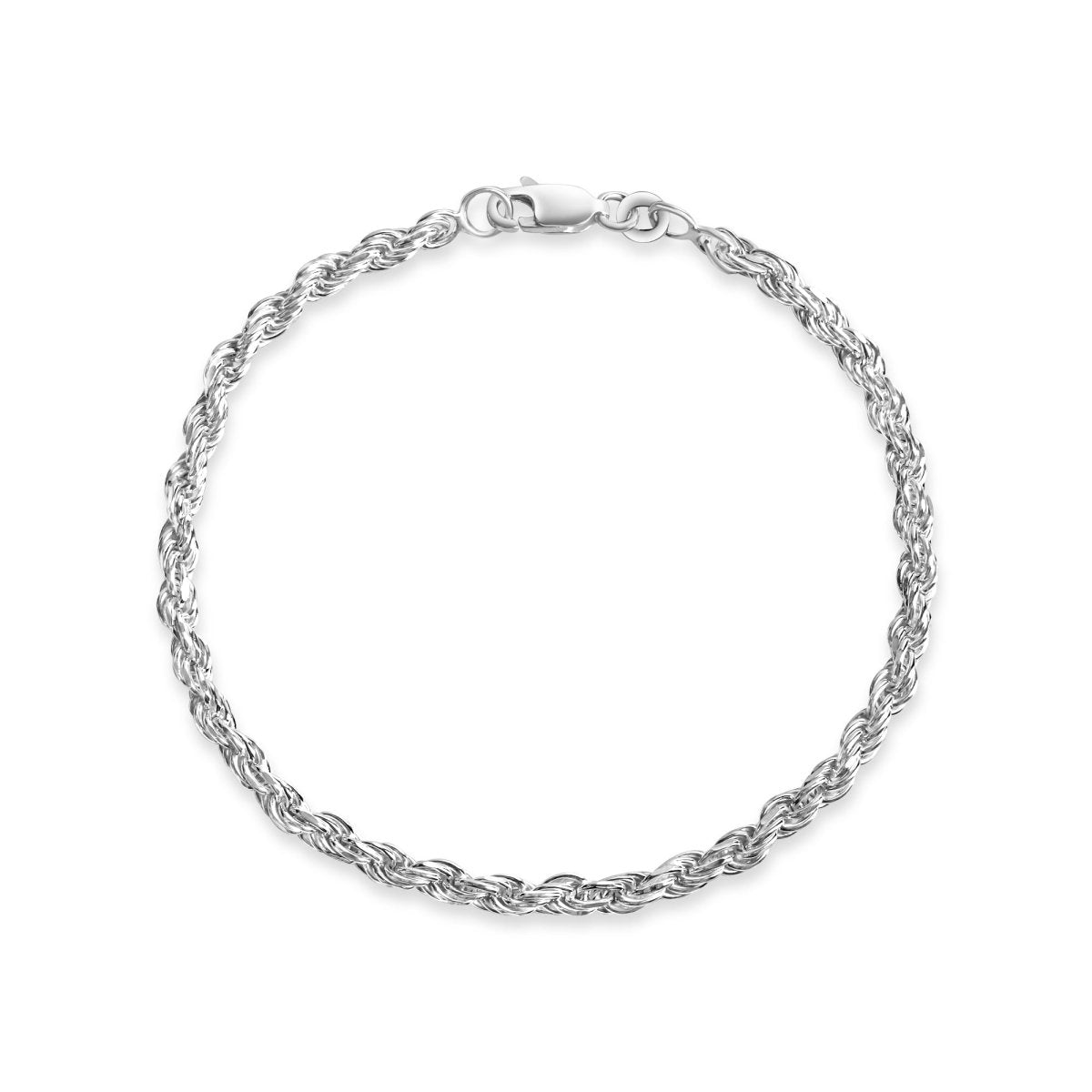 Armband 925 Sterling Silber Kordel 19 cm - Avrum