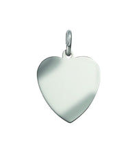 Anhänger 925 Sterling Silber rhodiniert Silberplatte Herz - Avrum