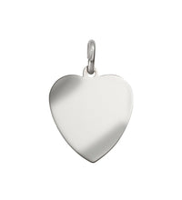 Anhänger 925 Sterling Silber rhodiniert Silberplatte Herz - Avrum