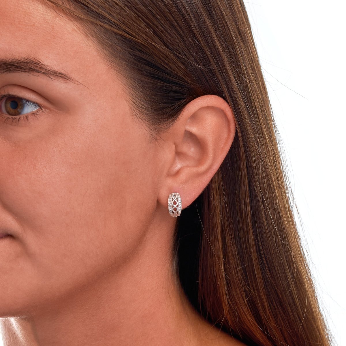 Ohrringe Silber 925 Zirkonia weiß - Avrum