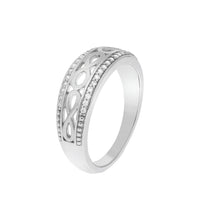Ring Silber 925 glanz/mattiert Zirkonia - Avrum