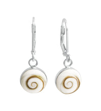 Ohrhänger 925 Sterling Silber mit Muschel weiß - Avrum