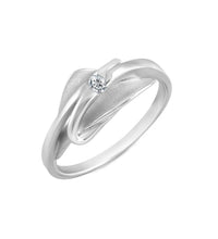 Ring Silber 925 rhodiniert Zirkonia - Avrum