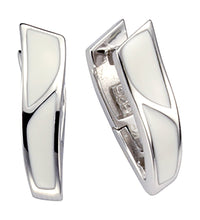 Klappcreolen 925 Sterling Silber Lack - Avrum