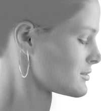 Creolen 925 Silber rhodiniert 5,0cm - Avrum