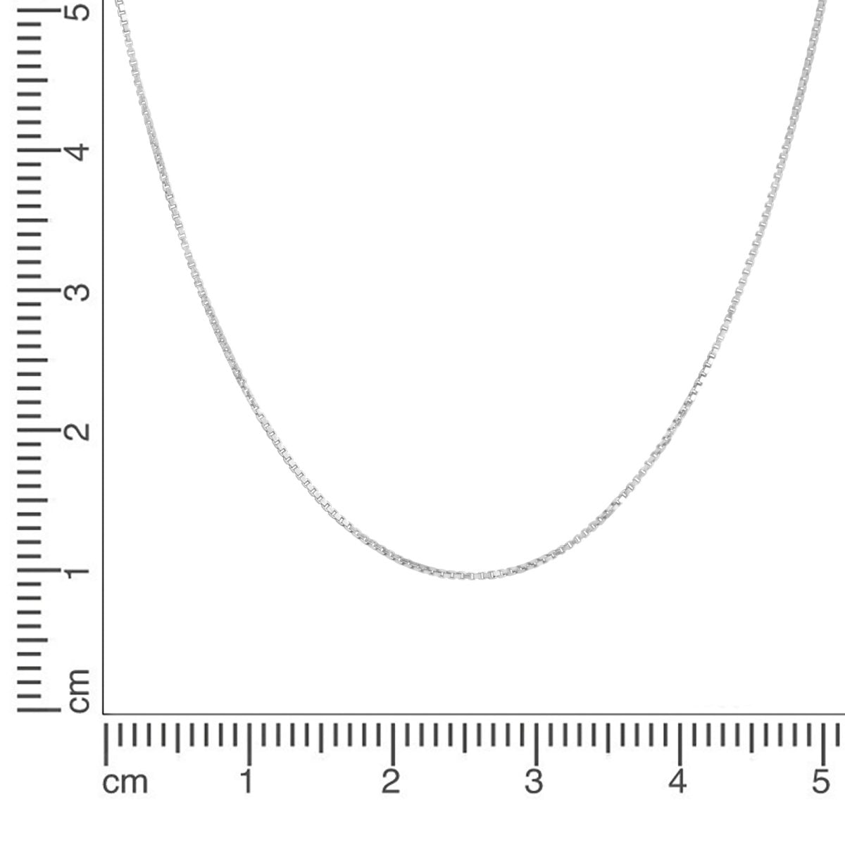 Kette 333 Weißgold 40 cm - Avrum