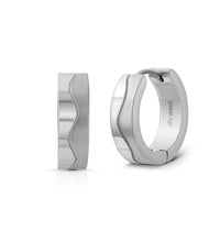 Ohrringe Edelstahl glanz/matt 18mm Durchmesser - Avrum