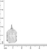 Anhänger Sternzeichen 925 Sterling Silber rhodiniert - Avrum