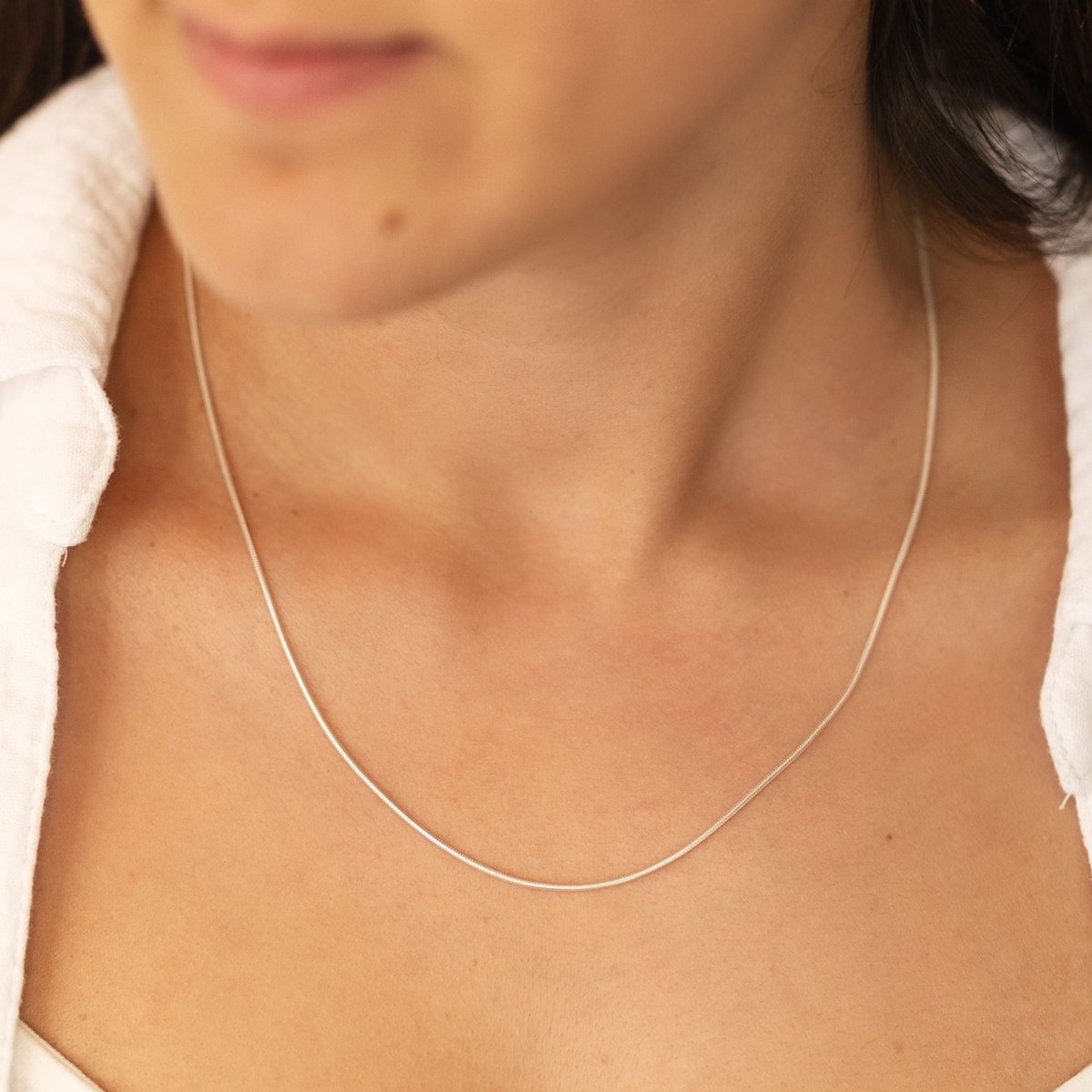 Collier 925 Sterling Silber 42+5cm lang - Avrum