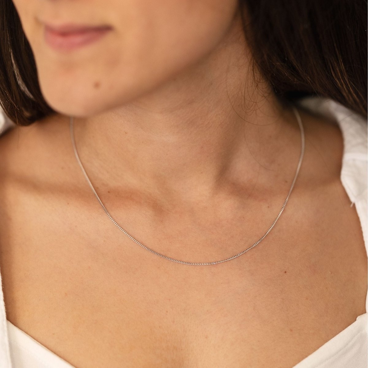 Collier 925 Sterling Silber 42+5cm lang - Avrum